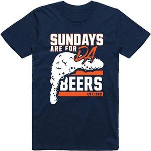 Sport Fans - Sundays are for Da Beers Est. 1920 - Vintage Style